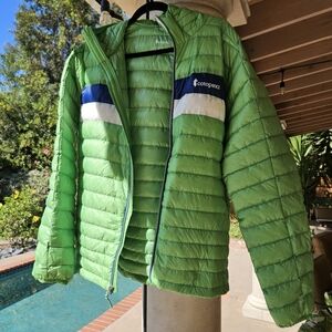 Cotopaxi Green Puffer Jacket
